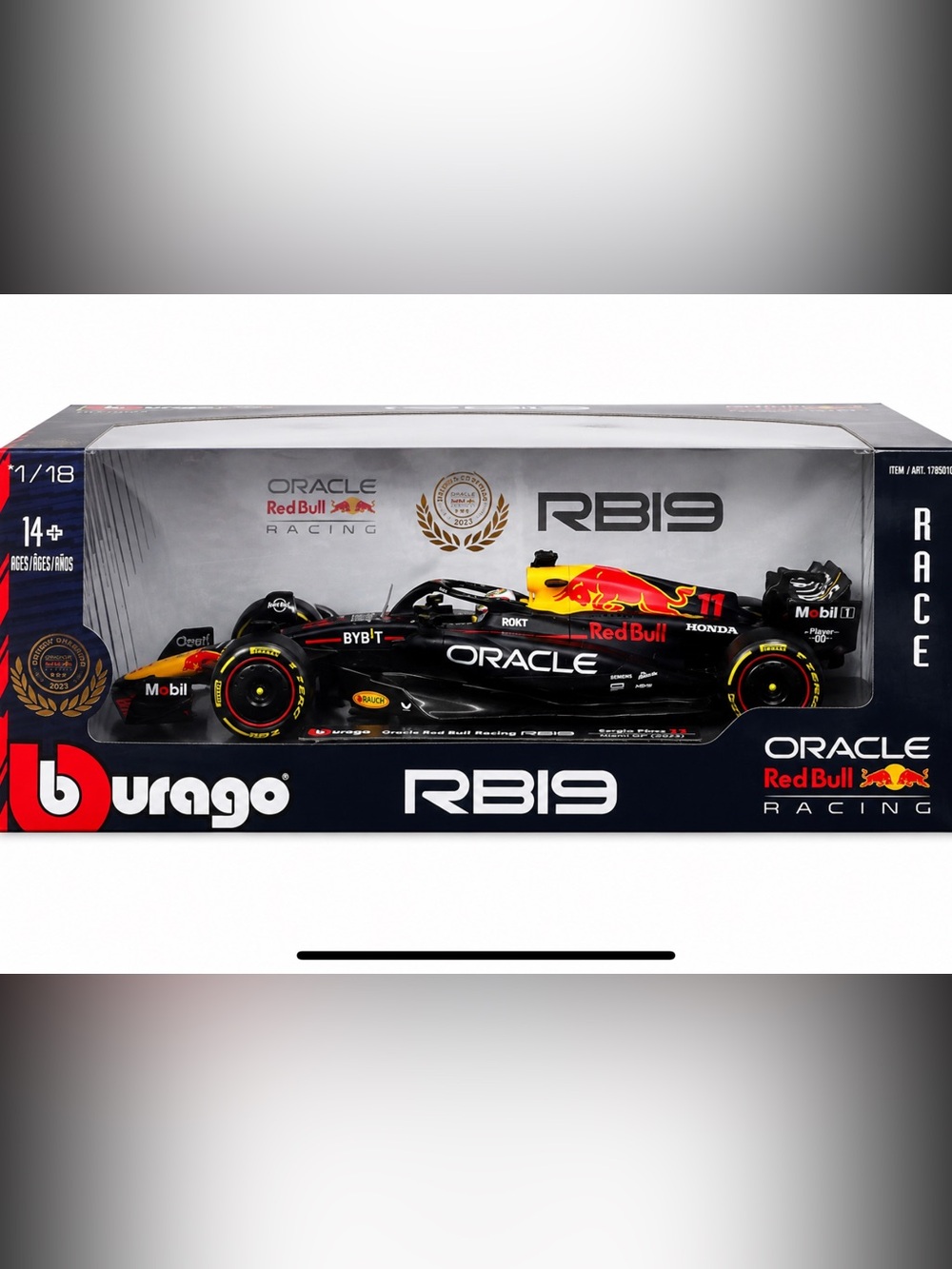 Bburago 1:18 Formula One Oracle Red Bull Diecast Max Verstappen New Burago F1